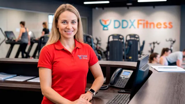 Зайферт Злата тренер DDX в красной униформе